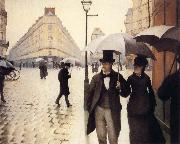 Gustave Caillebotte A Rainy Day oil painting